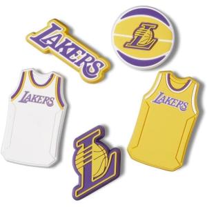 imageCrocs Jibbitz Shoe Charms NBA Basketball Teams Sports Collection Multi PacksNba Los Angeles Lakers