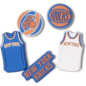 imageCrocs Jibbitz Shoe Charms NBA Basketball Teams Sports Collection Multi PacksNew York Knicks