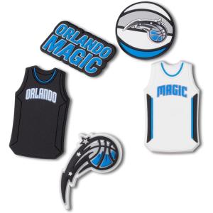 imageCrocs Jibbitz Shoe Charms NBA Basketball Teams Sports Collection Multi PacksOrlando Magic