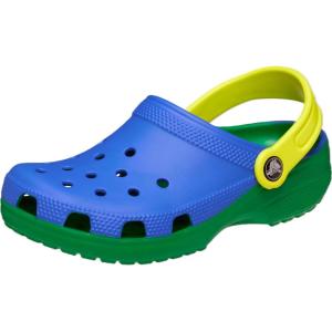 imageCrocs Kids Classic Retro Sport ClogsBlue Bolt