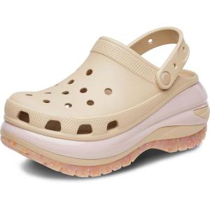 imageCrocs Mega Crush Clog  Unisex Clogs  Thermoplastic Upper  Adjustable AnkleSling  Flexible  Rubber TreadChaiMulti