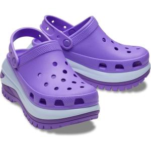 imageCrocs Mega Crush Clog  Unisex Clogs  Thermoplastic Upper  Adjustable AnkleSling  Flexible  Rubber TreadGalaxy