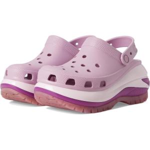 imageCrocs Mega Crush Clog  Unisex Clogs  Thermoplastic Upper  Adjustable AnkleSling  Flexible  Rubber TreadHydrangea