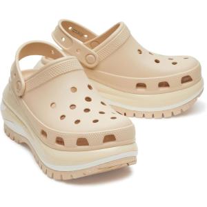 imageCrocs Mega Crush Clog  Unisex Clogs  Thermoplastic Upper  Adjustable AnkleSling  Flexible  Rubber TreadShitake