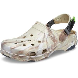 imageCrocs Unisex Adult Classic All Terrain ClogsBoneMulti Marbled