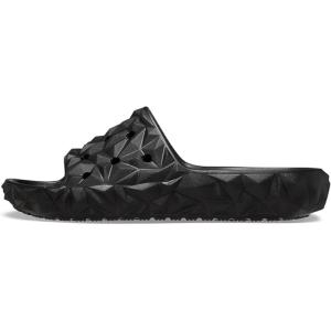imageCrocs Unisex Adult Classic Geometric V2 SlidesBlack