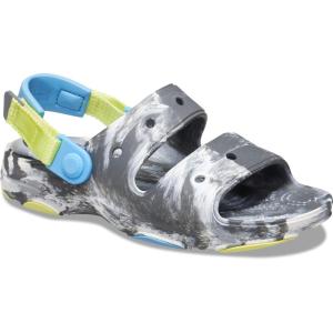 imageCrocs UnisexAdult AllTerrain Realtree SandalSlate GreyMarbled Tiedye