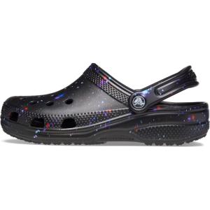 imageCrocs UnisexAdult Classic Graphic ClogsMultiBlack Galaxy