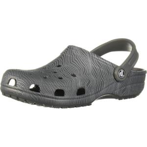 imageCrocs UnisexAdult Classic Graphic ClogsSlate GreyLight Grey