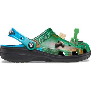 imageCrocs UnisexAdult Classic Minecraft ClogsMinecraftGreen