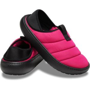 imageCrocs UnisexAdult Classic Puff Moc SlipperDragon FruitMulti