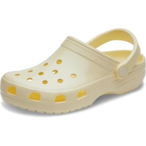 imageCrocs UnisexAdult Classic Sparkly Clog Metallic and Glitter ShoesButtercream