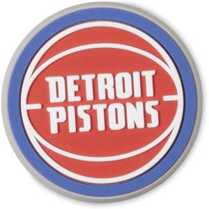 imageCrocs UnisexAdult Jibbitz Shoe Charms  NBA Basketball Team Shoe Charm Singles Sports Charms for Boys and GirlsDetroit Pistons
