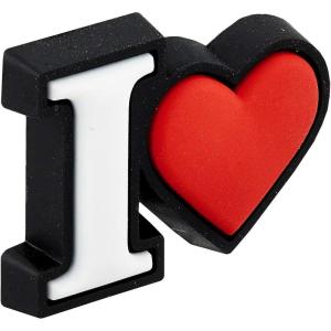 imageCrocs UnisexAdult Jibbitz Shoe Charms  Popular Sayings Shoe Charm Singles Cute Charms for Teens and AdultsI Heart