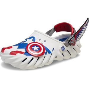 imageCrocs UnisexAdult Marvel Captain America Echo ClogWhite