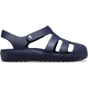 imageCrocs UnisexChild Classic Fisherman Sandals Little Big KidNavy