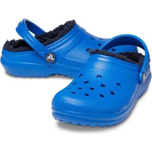imageCrocs UnisexChild Classic Lined ClogBlue Bolt