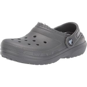 imageCrocs UnisexChild Classic Lined ClogSlate GreySmoke