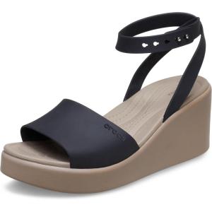 imageCrocs Womens Brooklyn AnkleBlackMushroom