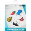 imageCrocs Jibbitz Food  Stylish Shoe Charms  Synthetic Material  Jibbitz Packs Shoe Charms  Oneofakinds Food Number One Chef 5Pack One Size One Size