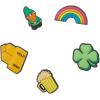 imageCrocs Jibbitz Symbols ampamp SayingSt Patricks Day 5Pack