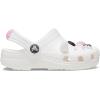 imageCrocs Kids Classic ClogsWhitePink Tweed Cat