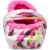 imageCrocs Kids Classic Lined ClogsElectric PinkMulti Marbled Tiedye
