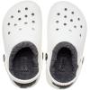 imageCrocs Kids Classic Lined ClogsWhiteGrey