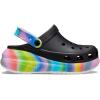 imageCrocs Unisex Adult Crush ClogsBlackMulti Spray Dye