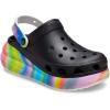imageCrocs Unisex Adult Crush ClogsBlackMulti Spray Dye