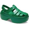 imageCrocs Unisex Adult Stomp Fisherman Heeled SandalsGreen Ivy