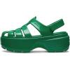 imageCrocs Unisex Adult Stomp Fisherman Heeled SandalsGreen Ivy