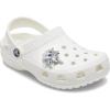 imageCrocs UnisexAdult Jibbitz Shoe Charms  Holiday and Christmas Shoe Charm Singles Cute Charms for Girls and BoysSilver Present Bow