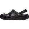 imageCrocs UnisexChild Classic Glow in The Dark Clogs Little Big KidBlack Cat