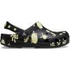 imageCrocs UnisexChild Classic Glow in The Dark Clogs Little Big KidBlack Space