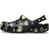 imageCrocs UnisexChild Classic Glow in The Dark Clogs Little Big KidBlack Space
