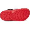 imageCrocs UnisexChild Classic Holiday Lined Clogs Little Big KidVarsity RedMulti