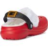 imageCrocs UnisexChild Classic Holiday Lined Clogs Little Big KidVarsity RedMulti