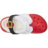 imageCrocs UnisexChild Classic Holiday Lined Clogs Little Big KidVarsity RedMulti
