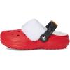 imageCrocs UnisexChild Classic Holiday Lined Clogs Little Big KidVarsity RedMulti