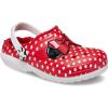imageCrocs UnisexChild Classic Lined Disney Clogs Mickey and Minnie Mouse Shoes and SlippersWhiteMulti Minnie Mouse
