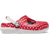 imageCrocs UnisexChild Classic Lined Disney Clogs Mickey and Minnie Mouse Shoes and SlippersWhiteMulti Minnie Mouse