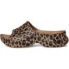 imageCrocs Womens Bae Slide Platform SandalsSepiaLeopard