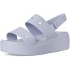 imageCrocs Womens Brooklyn 4U Low Wedges Platform Wedge Sandals for WomenPurple Moon