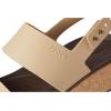 imageCrocs Womens Brooklyn Cork Low Wedge SandalChai