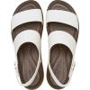 imageCrocs Womens Brooklyn Cork Low Wedge SandalChalk