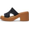 imageCrocs Womens Brooklyn HeelsBlack Woven