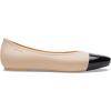 imageCrocs Womens Brooklyn Pointed Flat BalletShitake Dipped