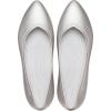 imageCrocs Womens Brooklyn Pointed Flat BalletSilver Metallic
