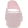 imageCrocs Womens Brooklyn Slide Heel Heeled SandalPink Milk
